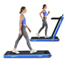 $300 COSTWAY GOPLUS SUPERFIT FOLDAWAY ELECTRIC TREADMILL 