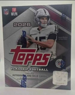 2026 Topps Flagship Football Sealed Retail Mega Box