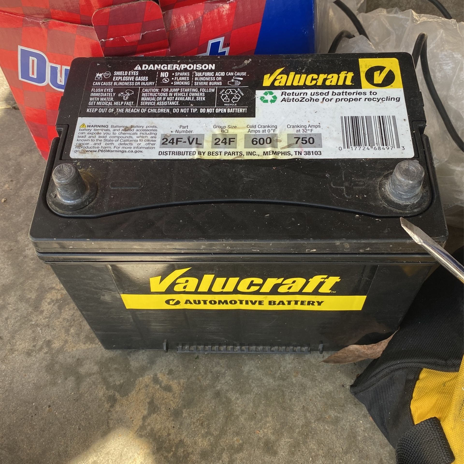 Valucraft Top Post Car Battery