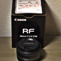 Canon RF 28 mm lens