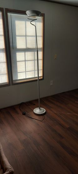 Silver Floor Lamp