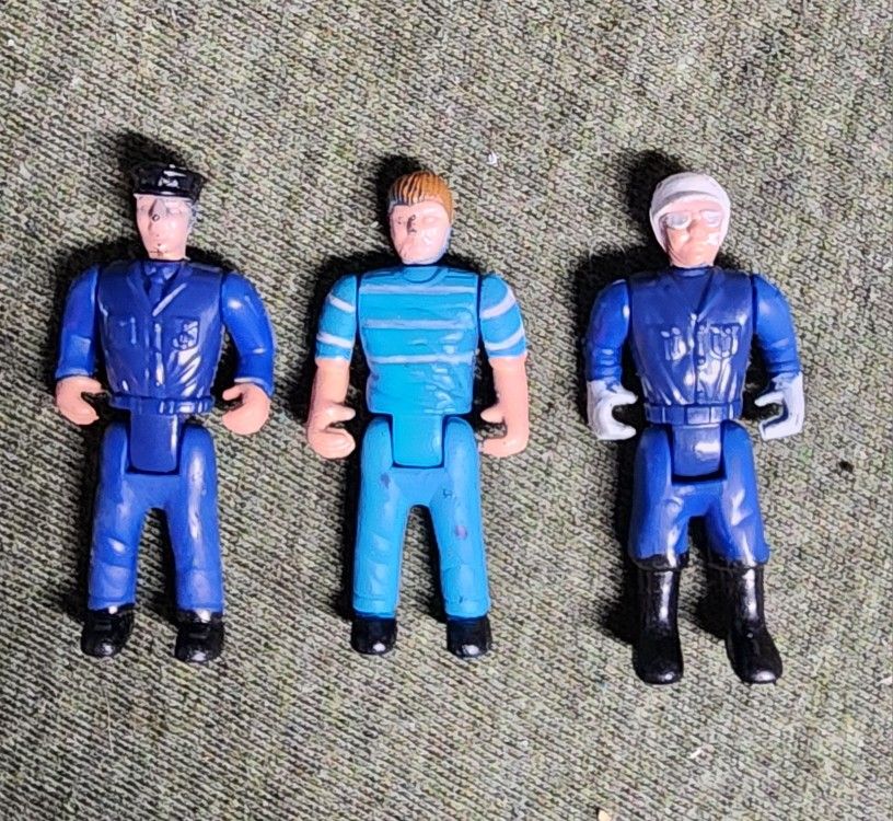 Vintage TootsieToy 1970s Three Figure Bundle