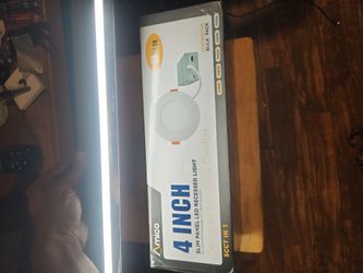 Amino 4inch Slim Panel led recessed Lights 12-pack
