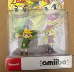 Legend  of Zelda Wind Waker 2 pack amiibos