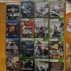 Xbox 360 / Xbox One / PS3 / PS4 Games Bundle – Great Condition – Cheap!