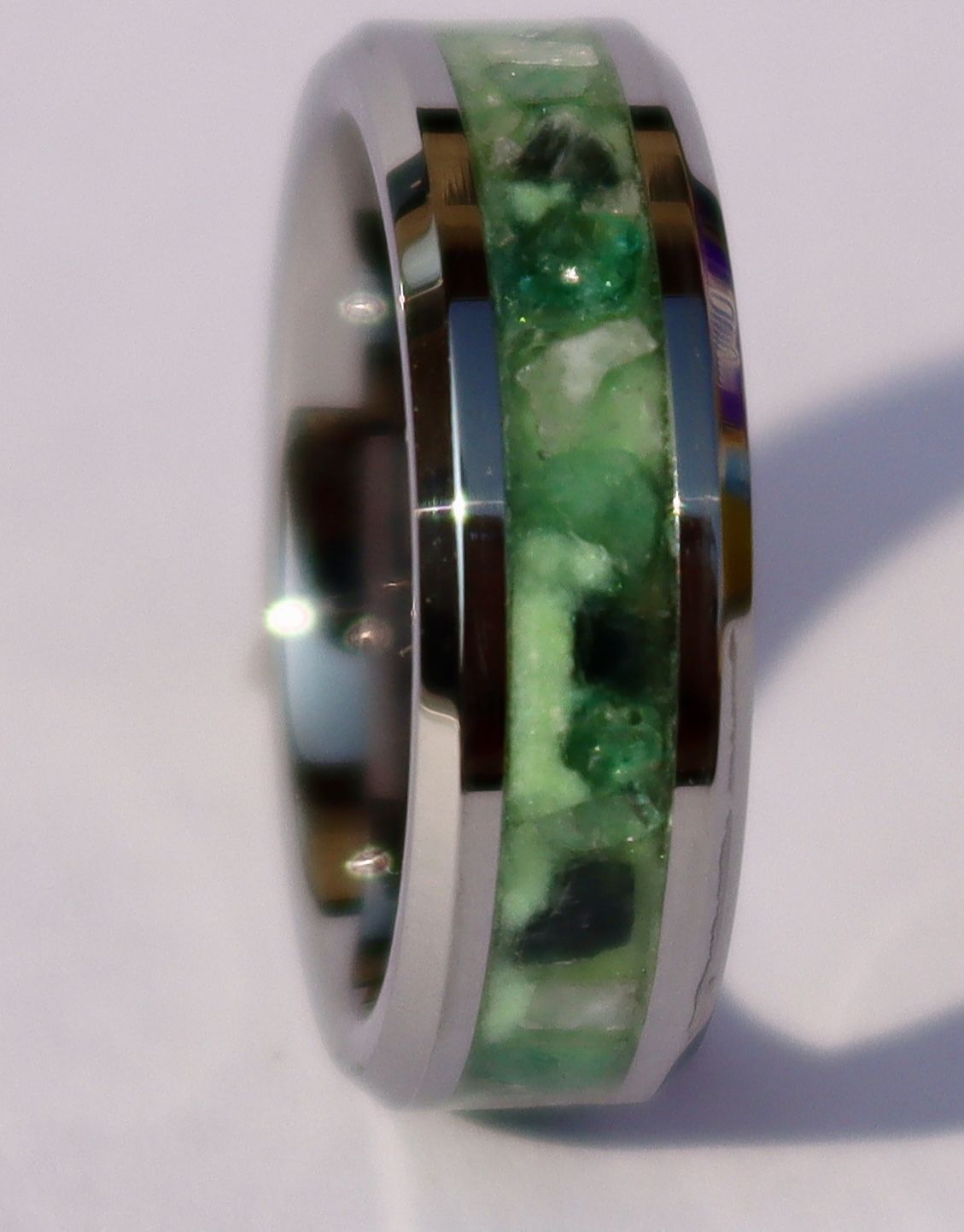 The Emerald City Ring, Custom Handmade moonstone ring