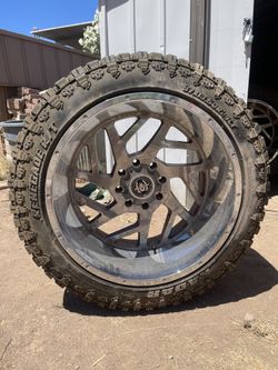 8 Lug Hardcore Off-roading Wheels & Tires, $3000 OBO
