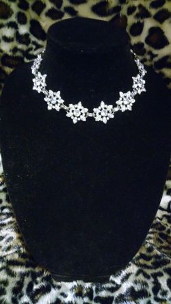 Choker...with Rhinestones/Marcacite stones