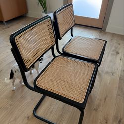 Rattan  Dining Chairs Set of 2