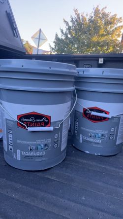 Interior Semi Gloss Paint - White - 10 gallons