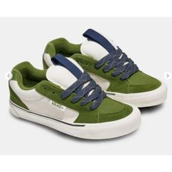 Vans Chukka Push Suede | Color: Green/Cream/Blue