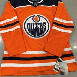NEW! ADIDAS NHL Edmonton Oilers Blank Hockey Jersey Mens 50 Orange Navy $180  Brand new 100% authentic! Check out photos for further details and feel 
