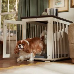 Brand New Broadway Dog Crate And Table 