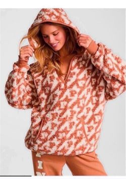 Fleece hoodie sweater from Pink