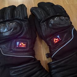 Heated Motorcycle or Bicycle Gloves