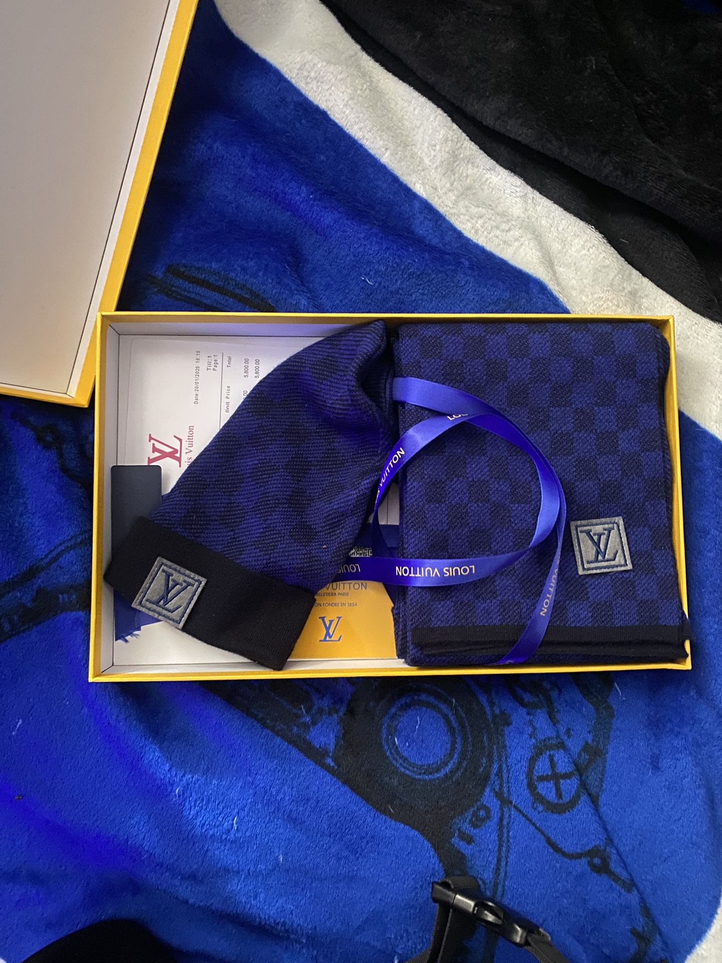 Louis Vuitton Hat And Scarf