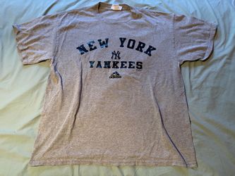 New York Yankees MLB Adidas Silver Shirt; Men’s L