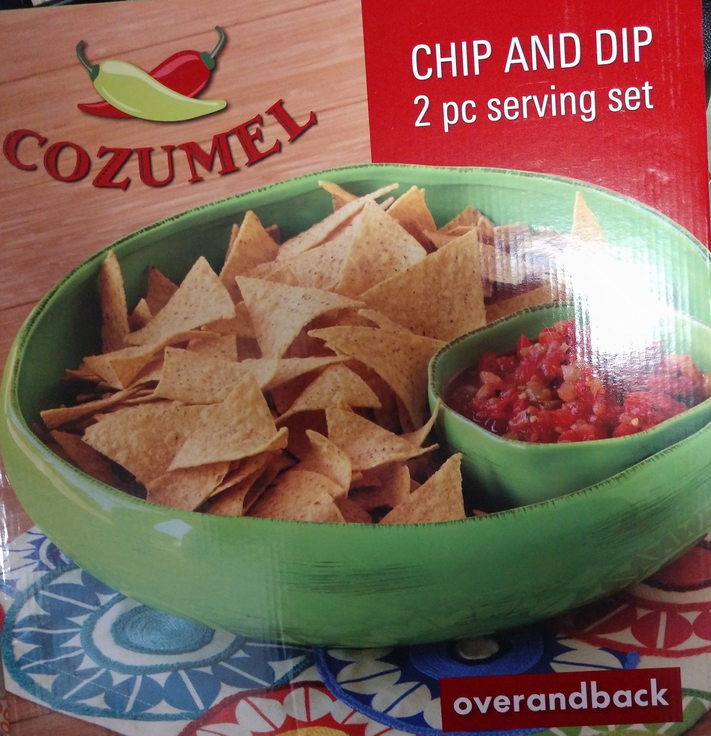 Chip and dip 2 pc serving set