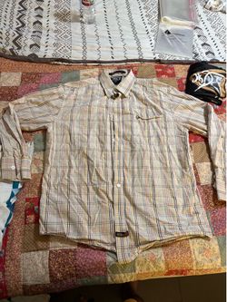 Vintage southpole men’s large long sleeve button up $10