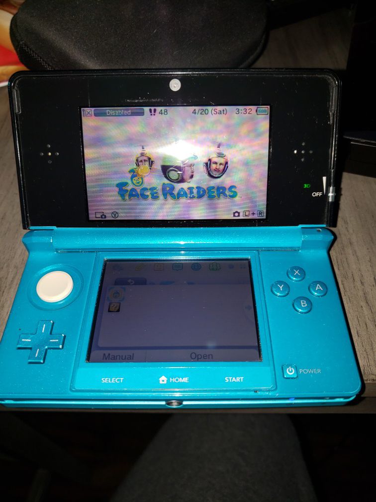 Nintendo 3DS Aqua blue - Good condition