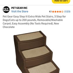 Pet stairs upto 200 lb