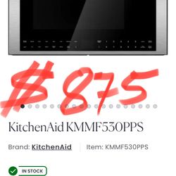 KitchenAid 30 in. 1.10 cu. ft. Over-the-Range Microwave Oven in PrintShield Stainless with Flush Built-In Design