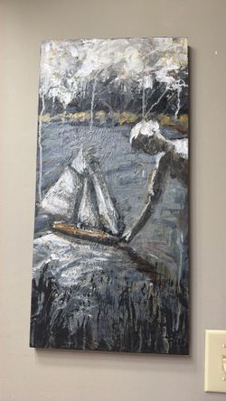 Original Mid Century style painting