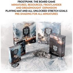 Frostpunk: The Board Game Kickstarter Bundle Pre-shaded New Sealed Frost Punk