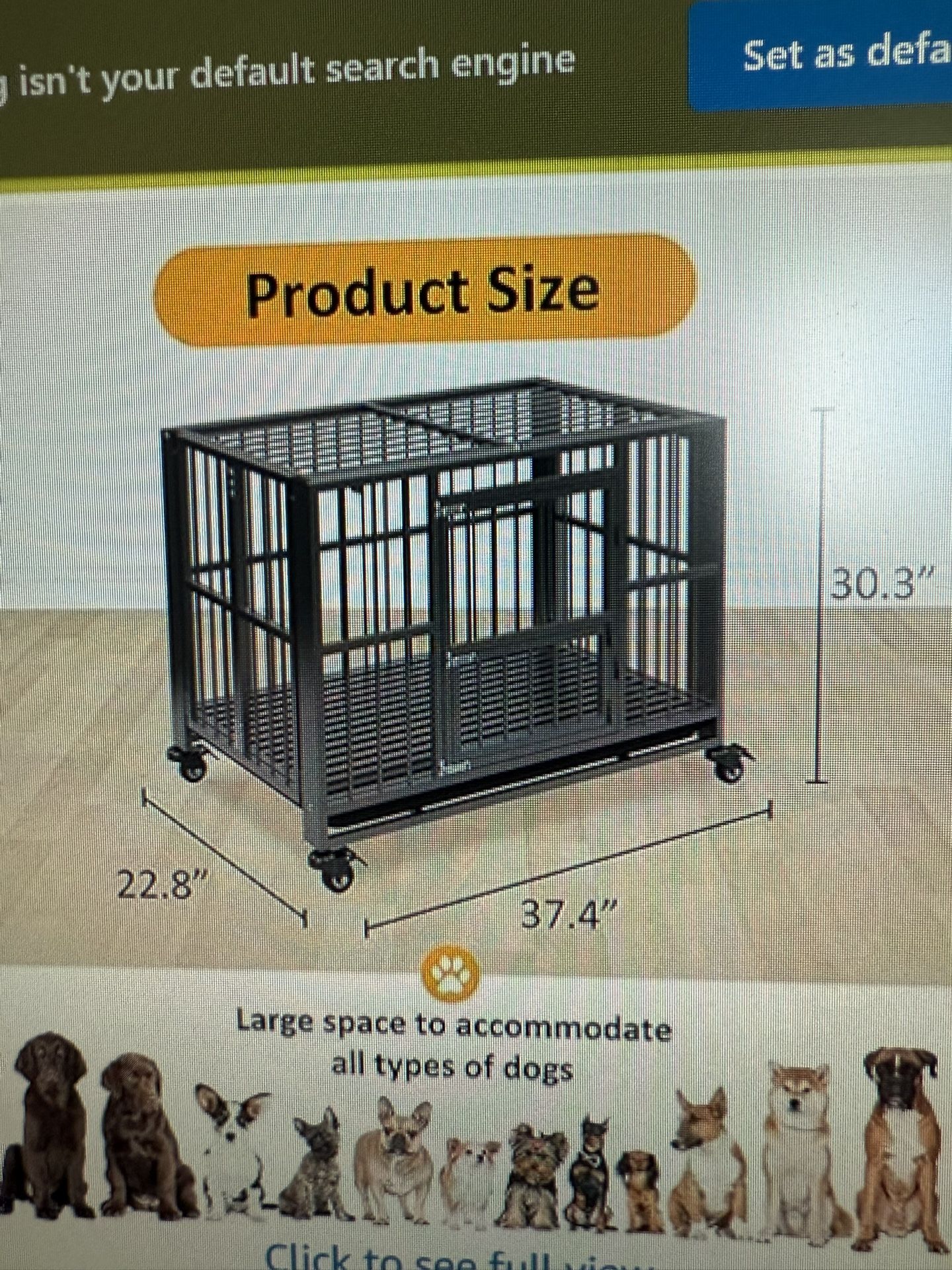 Heavy Duty Dog Crate