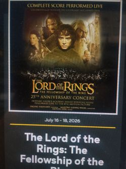 The Lord of the rings concert