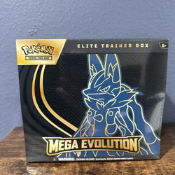 Mega Evolutions Lucario Elite Trainer Box