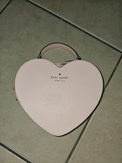 Kate spade pink purse heart