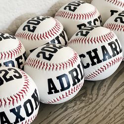 Custom baseballs