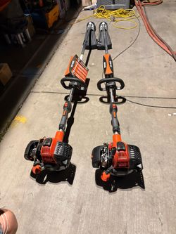 ECHO. SRM-266 25.4 cc Gas 2-Stroke Pro Straight Shaft String Trimmer with Quick Reload Speed-Feed 400 Bump Head $340ea