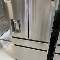 Samsung Stainless Steel 23 Cu. Ft. Counter Depth 4-Door French Door Refrigerator 