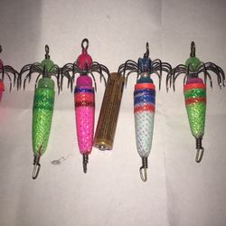 Squid jigs 5@$20