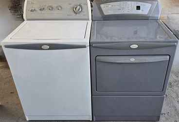 CLEANEST WHIRLPOOL WASHER AND ELECTRIC DRYER,  4 MONTHS WARRANTY,  FREE DELIVERY AND INSTALLATION 