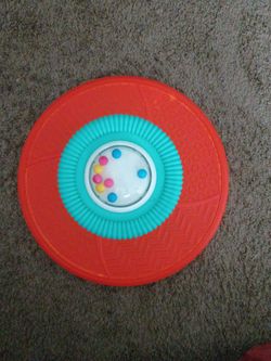 Kids Plastic Flying Disc with Spinning Centers