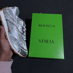 Bottega Veneta Silver Size 46
