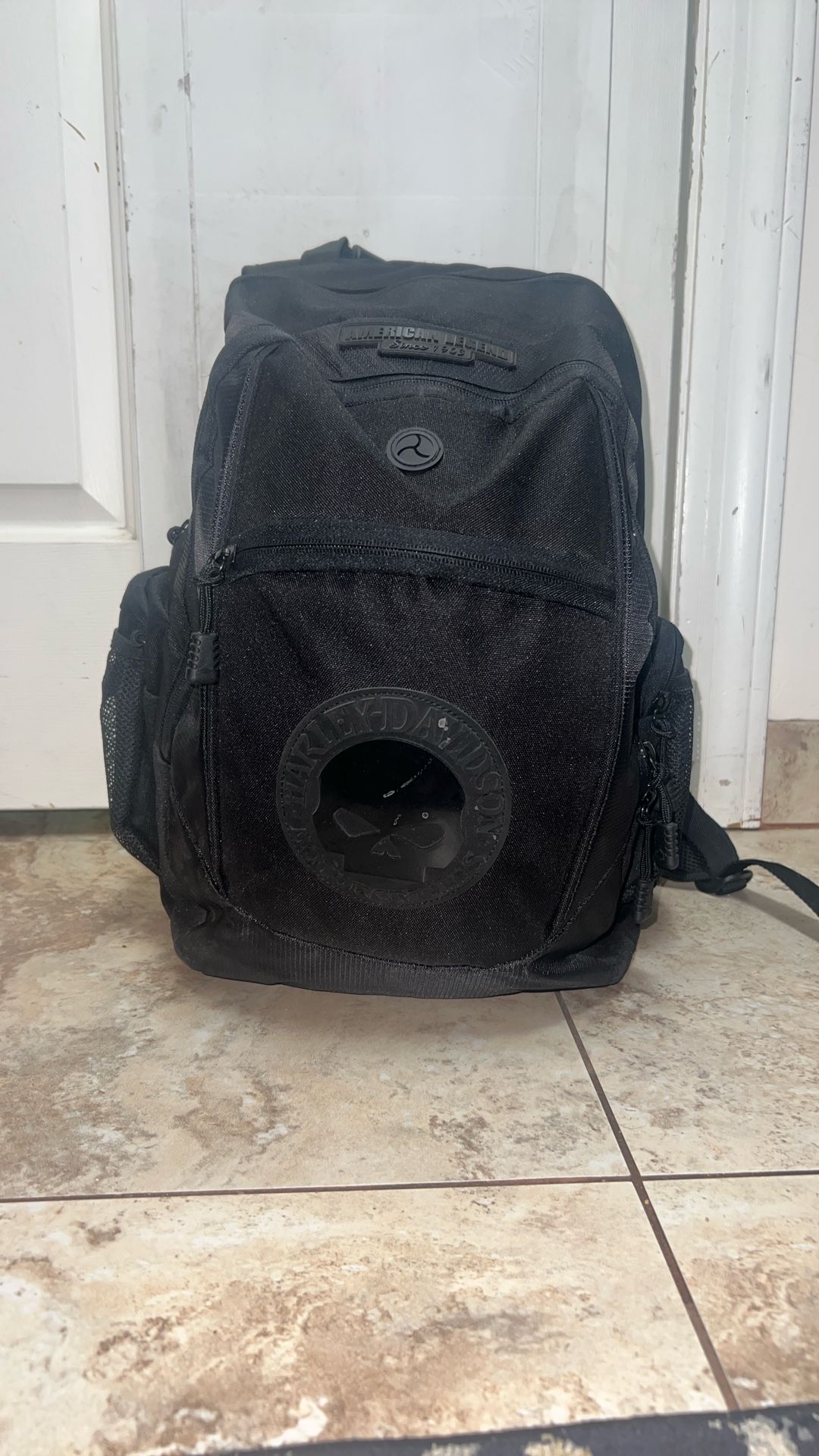 Harley Davidson American Legend Since 1903 Black Backpack