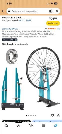 Bicycle truing stand new in box