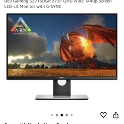 Dell 27 Computer Monitor 