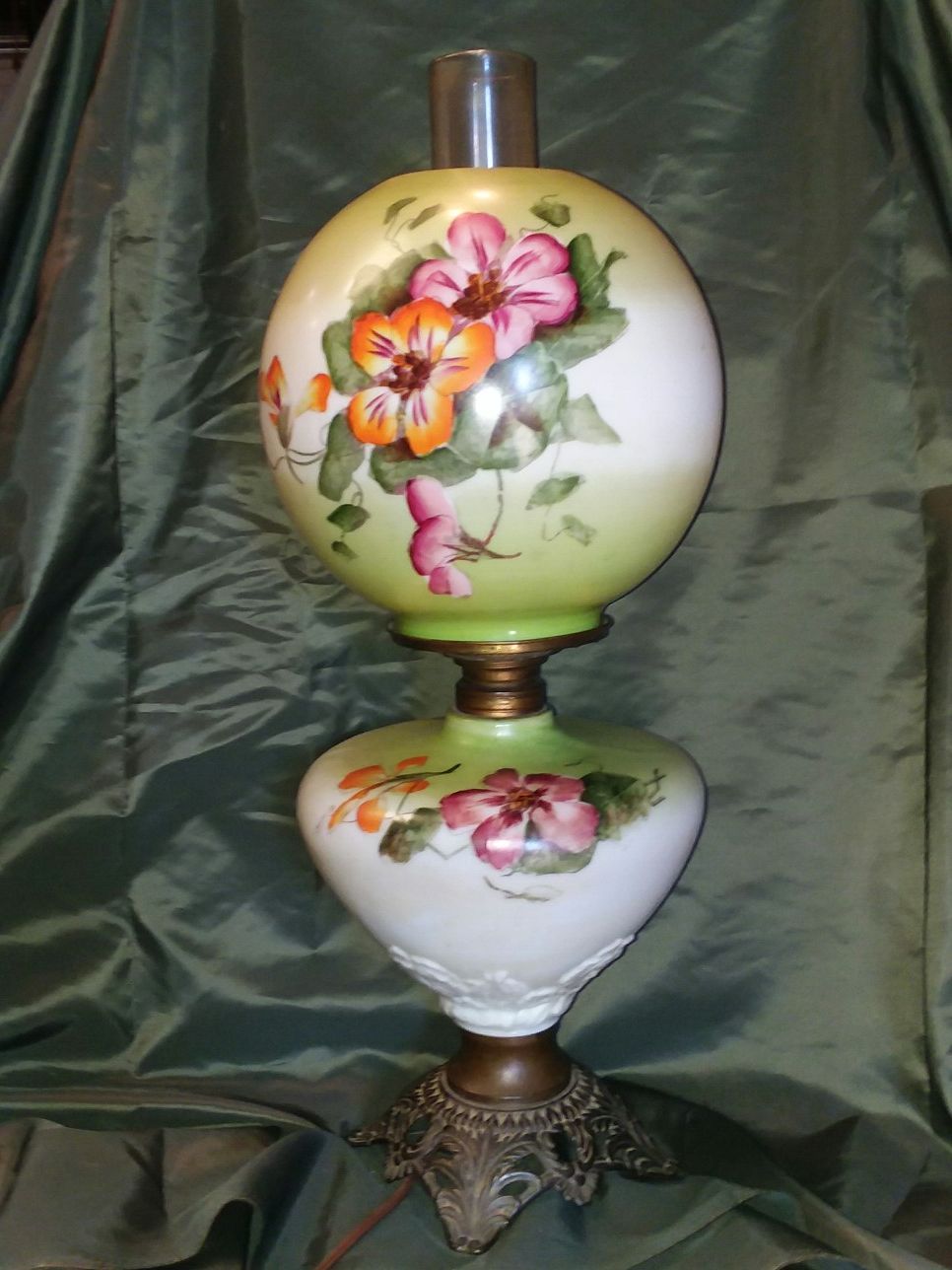 Vintage gone with the wind wind lamp