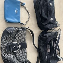 Authentic Vintage Coach Purses