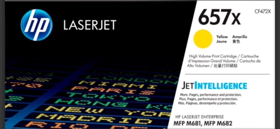 HP LaserJet toner cartridges, specifically the 657X series