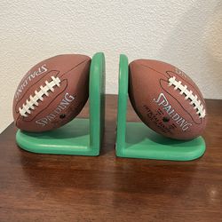 Beautiful Unique Football Bookends 