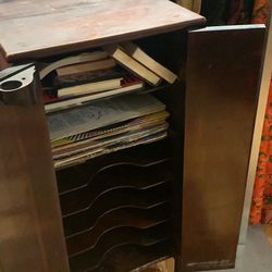 Antique Wood Cabinet