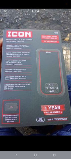 Icon Professional 4.3" handheld inspection camera