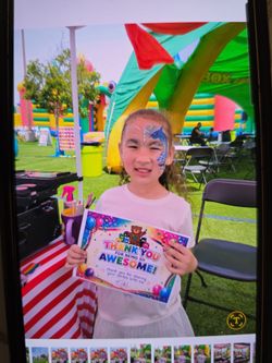 Face & painting & balloons & puppet