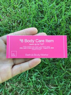 Free Body Care Lotion Cream Fragrance Mist Bath & Body Works
